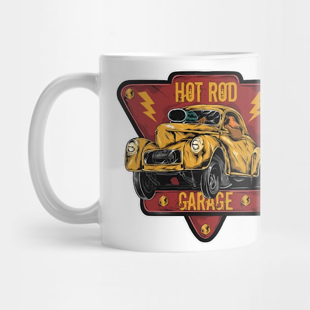 Hot Rod Garage by Wilcox PhotoArt